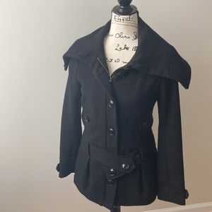 HM black coat - Size Small